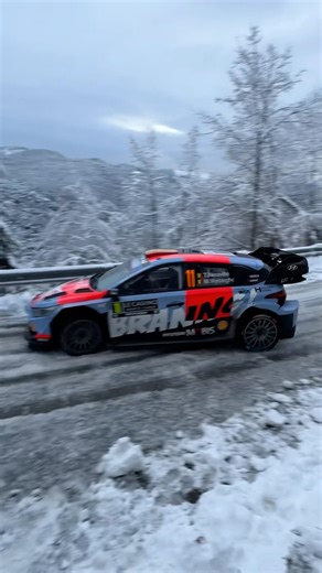 Thierry Neuville #11 🇧🇪 WRC Rallye Monte Carlo 2026 SS14 Col de Braus