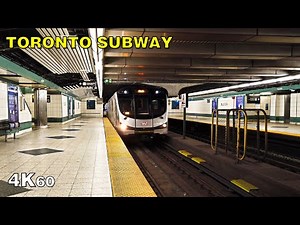 Toronto Pandemic Subway Transfer at Bloor-Yonge Station [4K]
