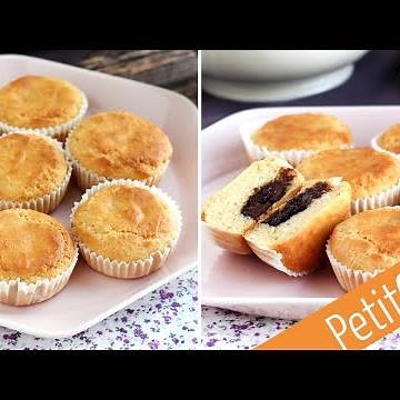 MAGDALENAS con corazón de chocolate #veganas y #singluten I Petitchef