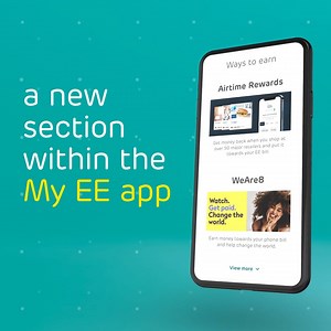 4K views · 28 reactions | We’ve partnered with WeAre8 to give you the chance to save money off your monthly phone bill, while supporting causes you care about. Head to your My EE app, sign up to WeAre8 and start saving: ee.co.uk/ee-and-me/my-ee-app | EE | Facebook