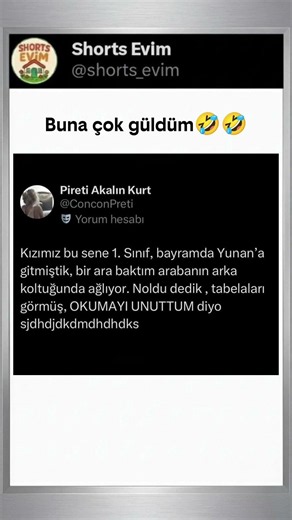🤣Okumayı Unuttuğunu Sanan Ufaklığın Geçerli Sebebi #komikvideolar #komedi #eğlence #mizah #shorts