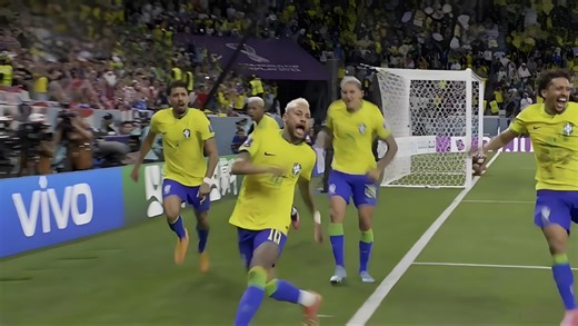 内马尔世界杯进球集锦，加时赛的救命球振奋人心