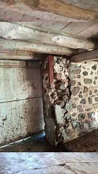 Failing Stone barn foundation rebuilt using Gunite. Free estimates https://premiergunitellc.com