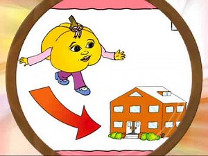 Updated! Morning to evening pt.1: kids English vocabulary - 3rd person verbs (goes, studies,..)