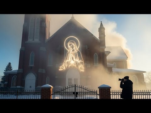 Image of the Virgin Mary Appears in Church Fire Smoke — and the Photographer Swears It’s Real