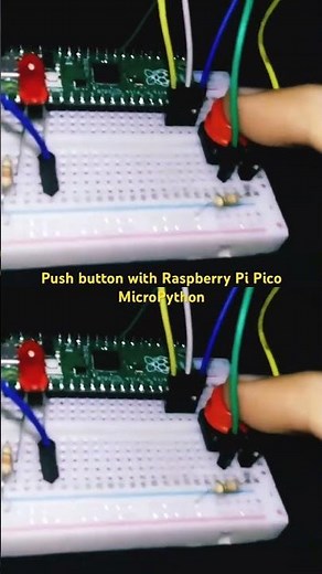 Push Button with Raspberry Pi Pico MicroPython
