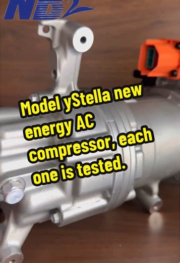Model yStella new energy AC compressor, each one is tested.#autoparts #automotive #supplier #newenergy #airconditioning #aircompressor #accompressor #factorycompressor #test#acparts #china #compressorfactory #modaly #teslamodels