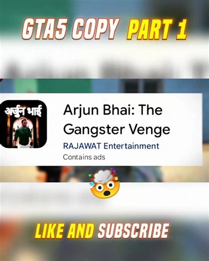 GTA5 Copy Game Arjun Bhai: The Gangster Venge !! FIRST PART
