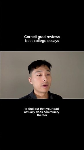 Cornell grad reviews best college essays #collegeadmissions
