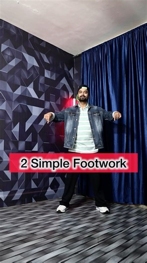 2 Simple Footwork Dance Steps Tutorial 💯💃 #shorts #footworktutorial #dance #ytshorts