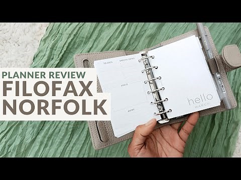 Filofax Norfolk Pocket Size Planner Review