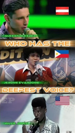 Who Has the Deepest Voice? Jerome Evardome x Alexander Eder x Willie Jones Sing ‘Your Man’