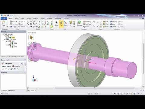 SpaceClaim Tutorial 4.1 Structure Tree