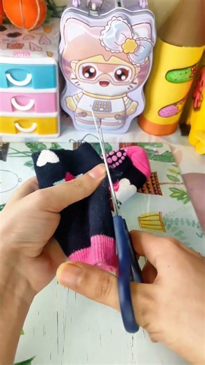 Çoraptan babet çorap ve eldiven yapıyoruz 💗 #kendinyap