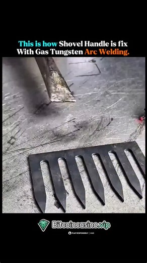 Thefact Lab on Instagram: "Gas tungsten arc welding (GTAW), or TIG welding, is used to join metal parts by creating an arc between a non-consumable tungsten electrode and the workpiece, which melts the metal and allows it to be joined. For a shovel handle, the metal parts of the shovel head and handle are prepared and then joined with a fusion weld or by adding filler metal with the TIG welding process."