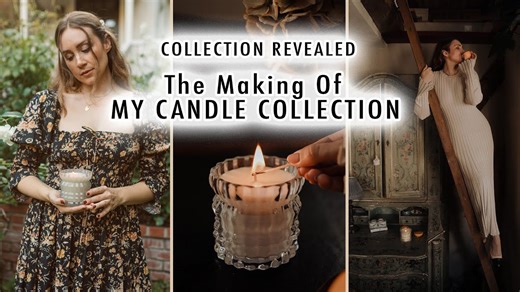 Inside my candle collection with step-by-step DIY process