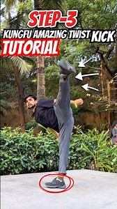 Kungfu amazing twist kick tutorial🥋💥#kungfu #kick #trending #viral #shorts #mma #ufc #short #trend