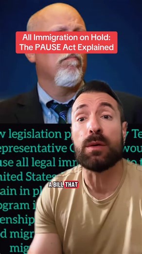 Jacob Sapochnick on Instagram: "Summary of the PAUSE Act 2025 (H.R. 6225) The Pausing All Admissions Until Security Ensured (PAUSE) Act of 2025, introduced by Rep. Chip Roy (R-TX) on November 20, 2025, is a Republican-led bill aimed at imposing a comprehensive moratorium on most U.S. immigration processes. Its primary goal is to halt visa issuances and immigration status adjustments (except for temporary tourist visas) until Congress enacts major reforms to the Immigration and Nationality Act (I