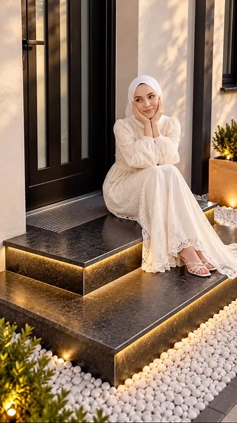 I Turned Ugly Brick Steps Into a Luxury Modern Entrance🔥