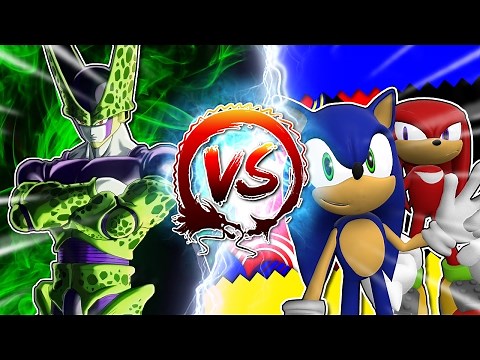 Cell Vs Sonic & Knuckles #CellGames | TeamFourStar