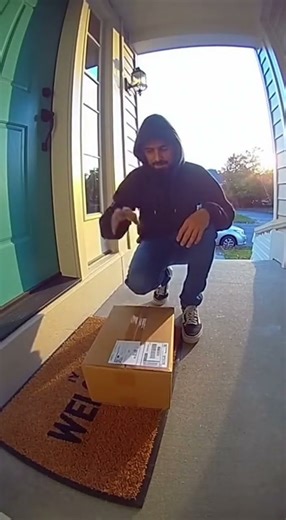 Porch Pirate CAUGHT in Dye Trap — Walks Off Embarrassed