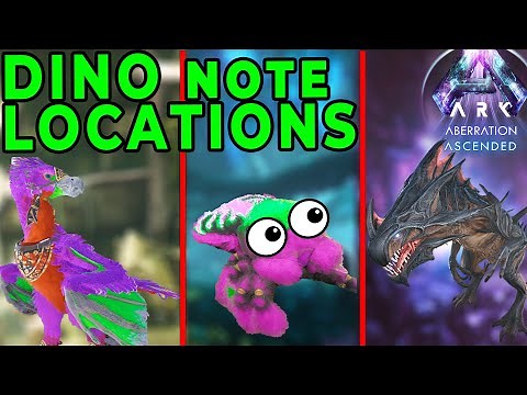 All Aberration Dino Dossier Locations in Ark Ascended