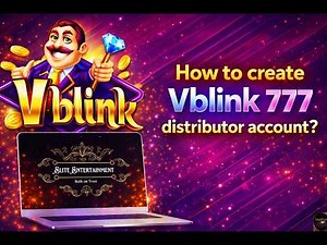 How to create Vblink 777 distributor account?