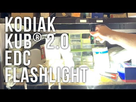 Kodiak® The KUB 2.0 Rechargeable 2000 Lumen Compact Tactical Flashlight