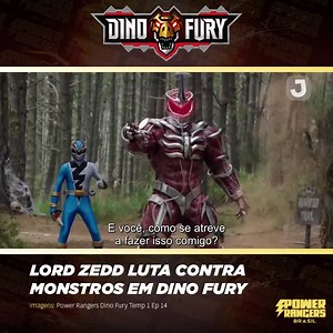 44K views · 523 reactions | Para ele não tem tempo ruim, Lord Zedd luta até contra monstros em Dino Fury! | Power Rangers Brasil | Facebook