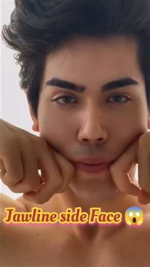 Perfect Jawline Side View 😍 #Shorts