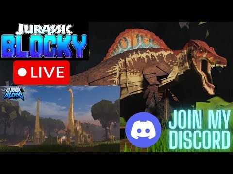 Playing Jurassic Blocky and waiting for Spino Update to Release