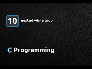 C Programming Language - Nested while loop