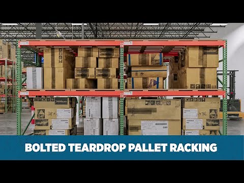 Global Industrial™ Bolted Teardrop Pallet Racking