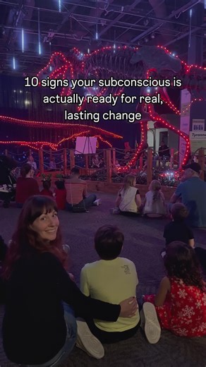 10 signs your subconscious is actually ready for real, lasting change… ✅ You're tired of your own excuses. Not in a self-critical way, but in a