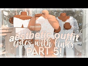 BERRY AVENUE & BLOXBURG aesthetic outfit codes + links pt.5! #roblox #aesthetic #bloxburg