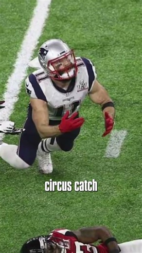 28-3 Juliun Edelman Patriots vs Falcons Super Bowl