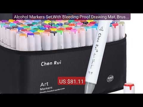 Alcohol Markers Set,With Bleeding-Proof Drawing Mat, Brush & Chisel... — Top Rated 2026 | Buy Now!