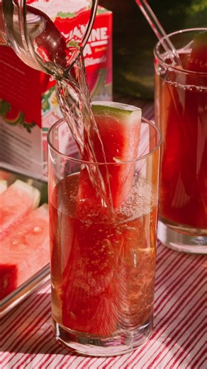 1K views · 16 reactions | Summer Sweet Tea Hack: swap regular ice for frozen watermelon chunks! Your Southern Blends Watermelon & Honey tea stays sweet and flavorful as it melts—all the refreshment, zero dilution! Keep the water in the pool and the fruity goodness in your glass.  | Luzianne Iced Tea | Facebook