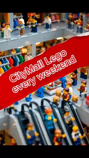 LEGO Stop Motion Shopping Mall 🛍️ | Mini World Full of Life!