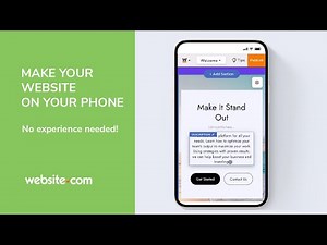 Build Your Website On Your Smart Phone
