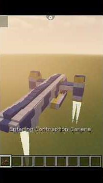 Minecraft Cool Mod Create Aeronautics Flying Ship Thrusters #minecraft #shorts #mods
