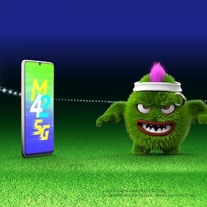 The hype around the all new #SamsungM42 5G, the #FastestMonster is real! It’s loaded with a Snapdragon 750G 5G processor for thrilling 5G speeds, Knox Security and so much more than you can imagine. Now isn’t that total #GOALS? The #GalaxyM42 5G is officially unveiling on 28th April, 12 noon. Head to Amazon India: http://spr.ly/6189HfybP or Samsung Online Store: http://spr.ly/6180Hfybu to get notified. | Samsung