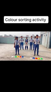 Colour sorting activity #coloursorting #explorepage #trendingnow #activity | V.L INSTITUTE OF NURSERY