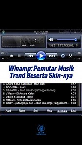 Nostalgia anak warnet! Winamp bukan cuma pemutar musik, tapi juga simbol kreativitas digital. Dengan ribuan skin custom unik, kita bisa bikin Winamp tampil kayak robot, anime, atau mobil sport. Dulu semua warnet & laptop mahasiswa pasti ada Winamp-nya. Pertanyaannya, siapa di sini yang dulu koleksi skin Winamp di harddisk? #JejakTeknologi #Winamp | Jejak Teknologi