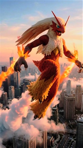 Ye Pokémon 30 Manzila Imarat Kood Sakta Hai? 😱 Blaziken Evolution | #Shorts