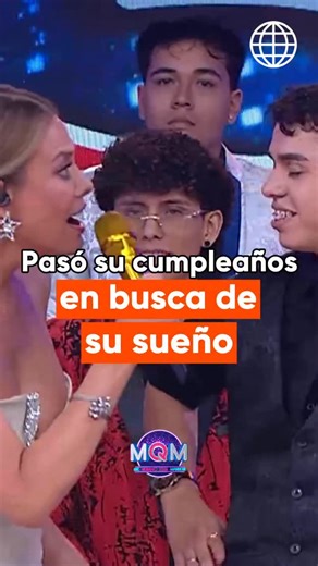 ¡FELIZ CUMPLE!❤️🫶🏻 Dennis llegó de Arequipa para participar del casting en busca de su sueño de cantar en “Son del Duke”👏 y le celebramos su cumple.🫶🏻 De lunes a viernes a la 1:40pm no te pierdas #MQM / @mqmtvoficial [Mira el programa completo y 100% GRATIS -Solo Perú- en tvGO] [Link en la BIO ↑] | Mande quien mande