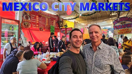 Guided tour of La Merced market with lots of food!