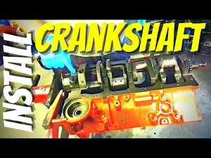 Setting MAIN BEARING CLEARANCES and THRUST on LT1 Gen 2 SBC. Small block Chevy CRANKSHAFT install!!!