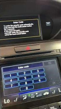 How to set radio code on a 2017 Acura TLX