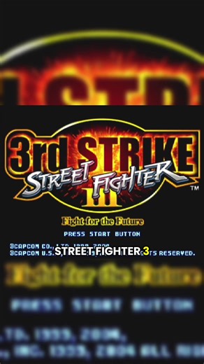 Street Fighter 3rd Strike wasn’t a hit a first but later it became one of the most beloved Street Fighter entries in the series #streetfighter #sf3rdstrike #capcom #arcade #evo